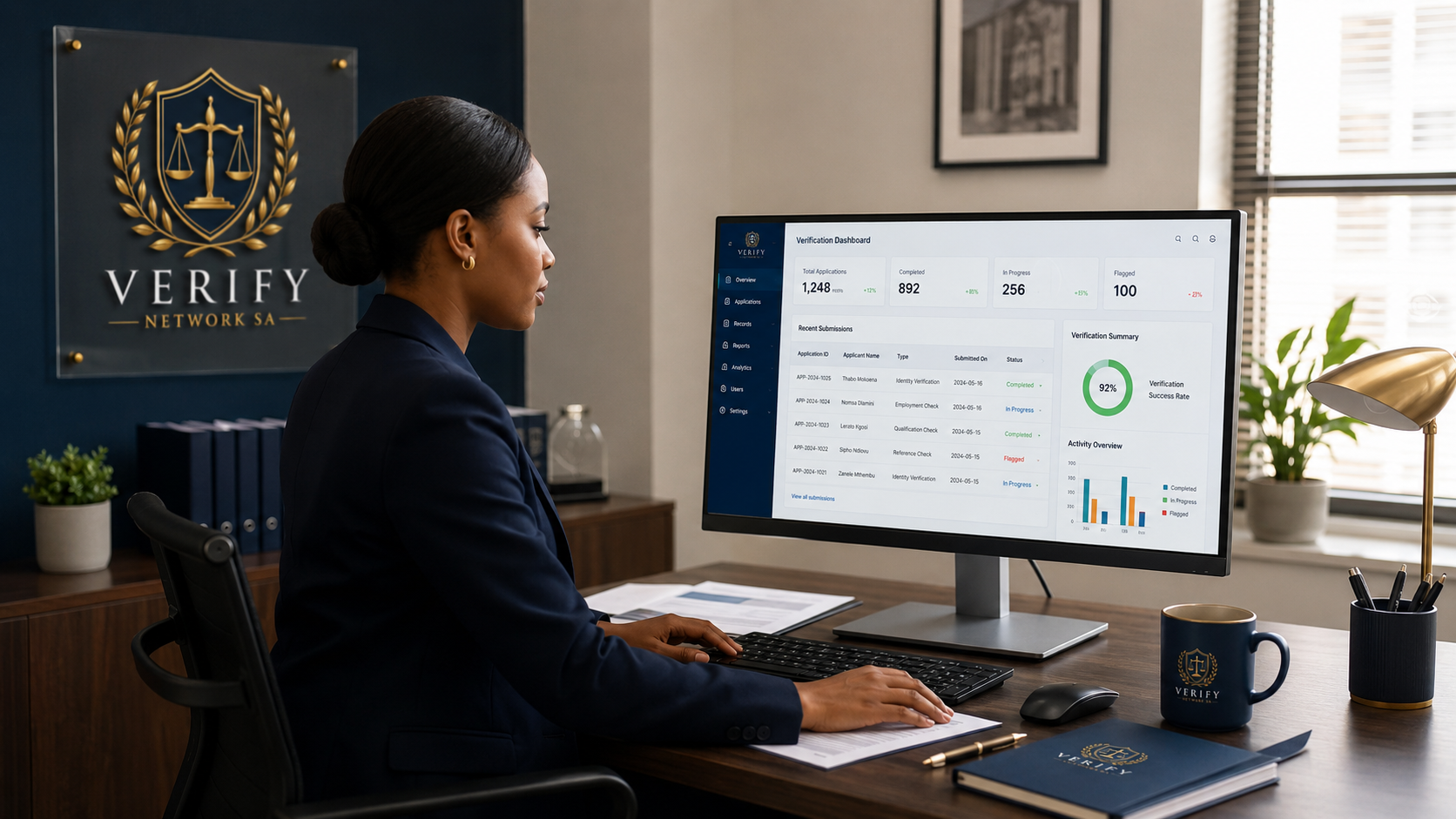 Verify Network SA service workflow
