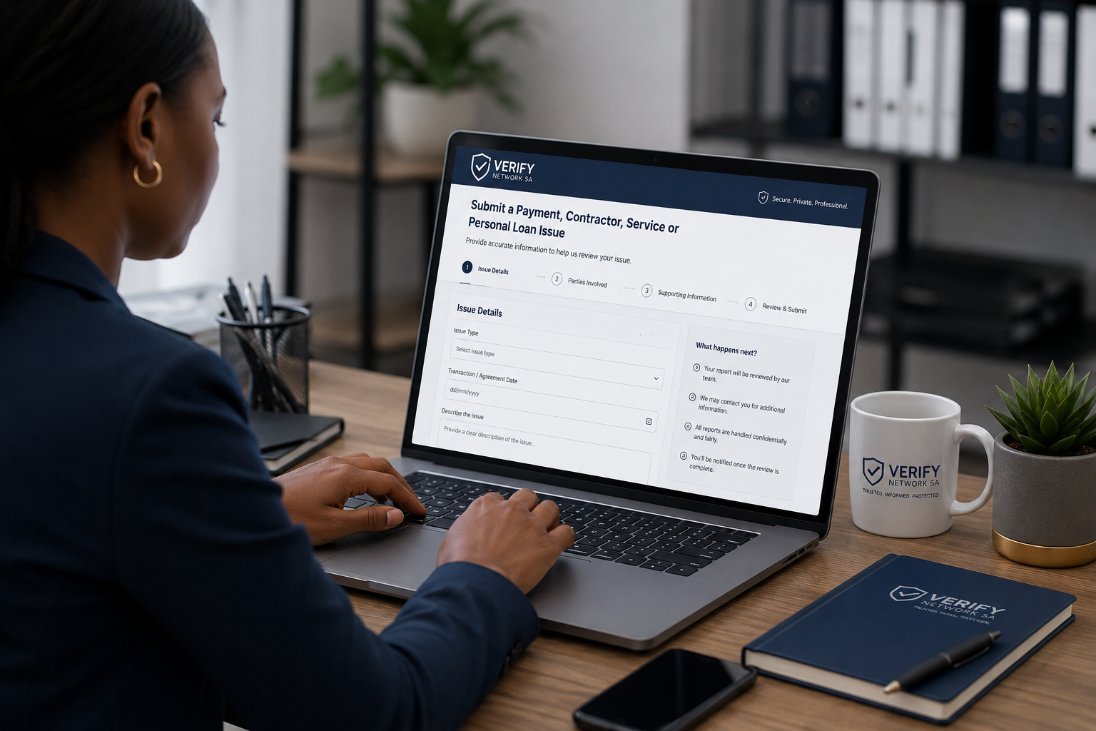 Verify Network SA public check guidance